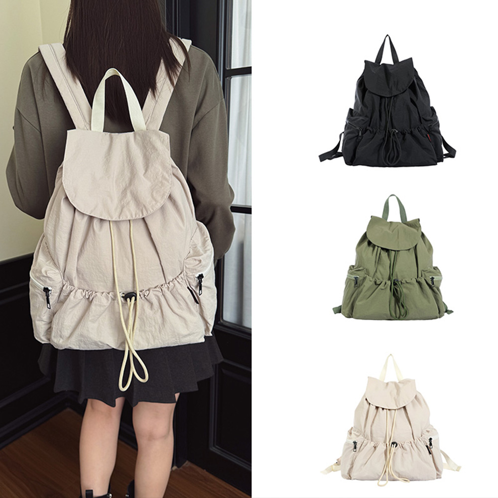 Zaino con cordoncino, realizza - Canvas Backpack Casual recensione e prezzo